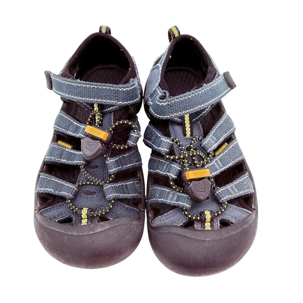 Keen Kids Newport H2 Blue Trail Hiking Sandals Shoes Size 12
